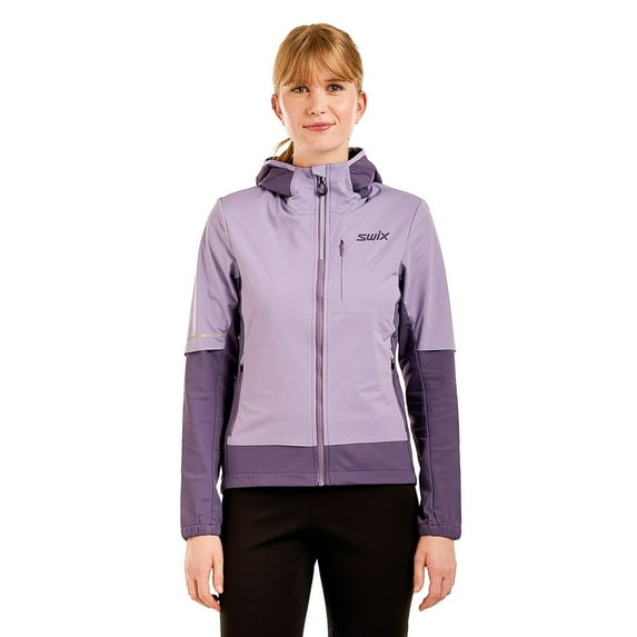 SWIX Adult Female Delda Light Softshell Jacket, Color: Dusty purple, Size: XS