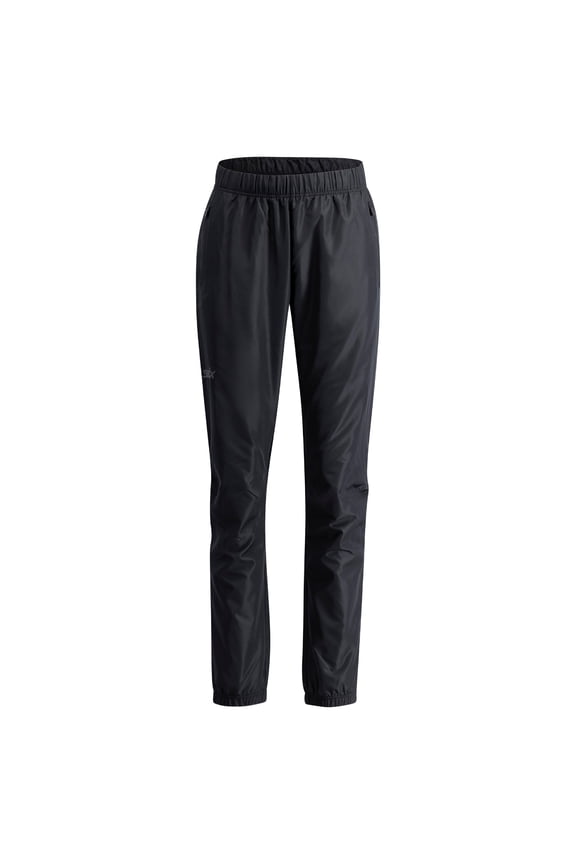 Adult Female Infinity Hybrid Wind Full Zip Pants, Color: Black, Size: M
