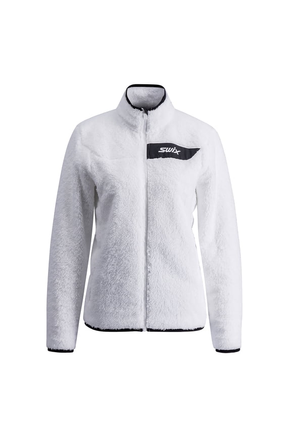 Adult Female Infinity Pile Midlayer Full Zip Bright White Jacket, Size: M (10169-24-00000-M)