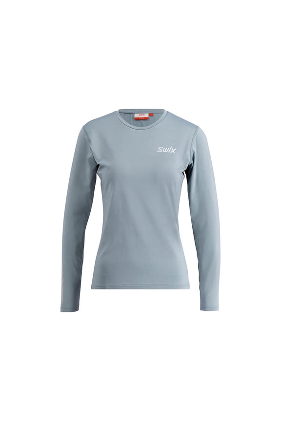 Adult Female Pace NTS Long Sleeve Baselayer Top, Color: Fog, Size: S