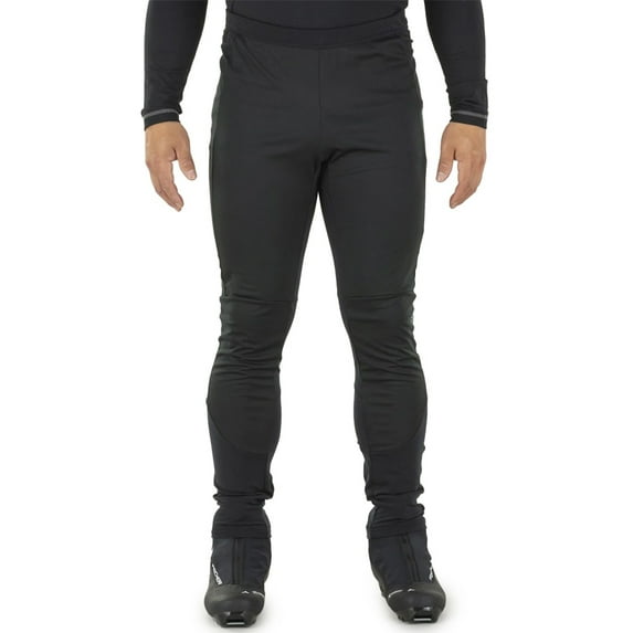 SWIX Adult Male Alpamayo Black Tight Pants, Size: S (202115-10000-S)