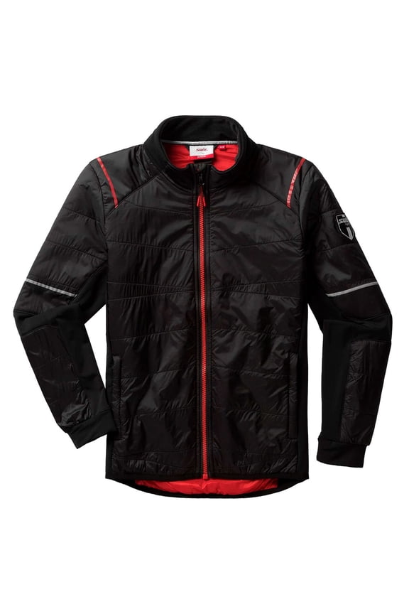 Adult Male Mayen Quilted Jacket, Color: Black, Size: S (222311-10000-S)