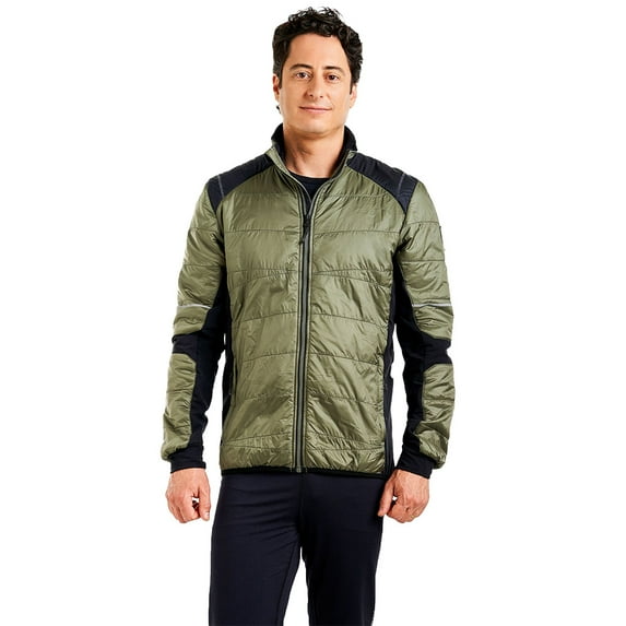 SWIX Adult Male Mayen Quilted Jacket, Color: Olive, Size: XL (232411-48100-XL)