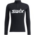 thumbnail image 1 of SWIX Adult Male Racex Classic Half Zip Shirt, Color: Black/Phantom, Size: L, 1 of 7