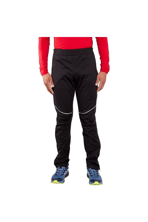 Adult Male Solo Full Zip Winter Pants, Color: Black, Size: L