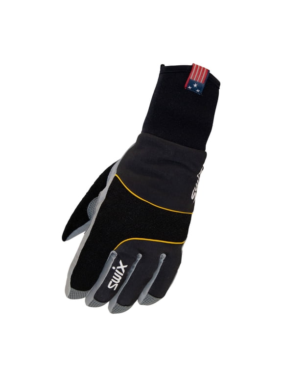 Adult Male Star XC 3.0 Winter Sports Gloves, Color: Black/Marigold, Size: S
