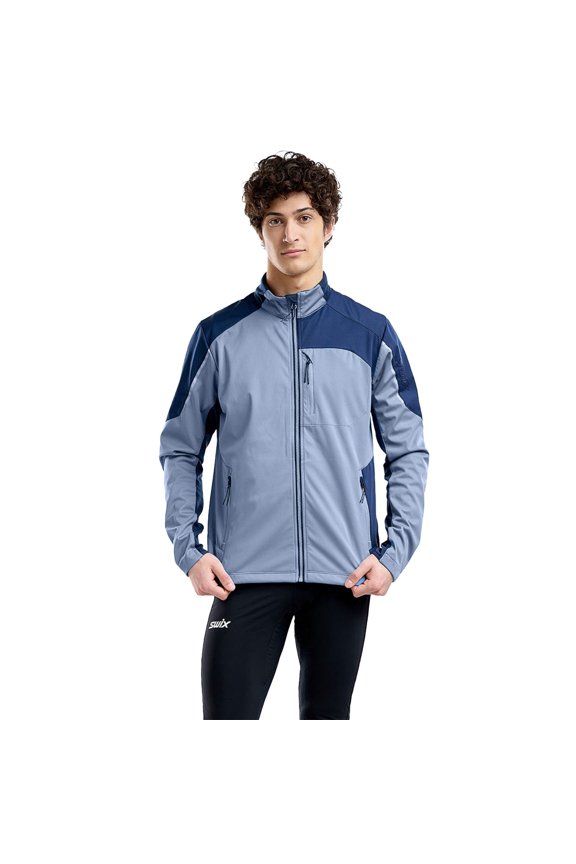 Adult Male Tista 30d Interlock Jacket, Color: Cadet, Size: L (232423-80020-L)
