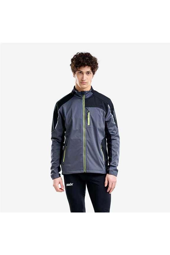 Adult Male Tista 30d Interlock Jacket, Color: Magnet, Size: S (232423-12200-S)