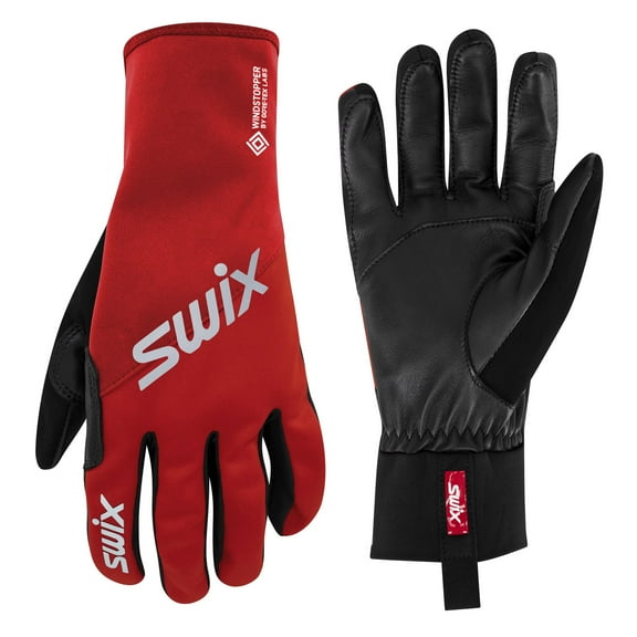 SWIX Adult Unisex Performance Gore Gloves, Color: Fiery red, Size: 7