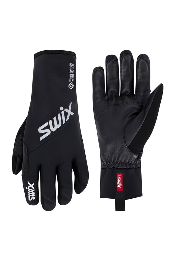 Adult Unisex Performance Gore Gloves, Color: Jet Black, Size: 10