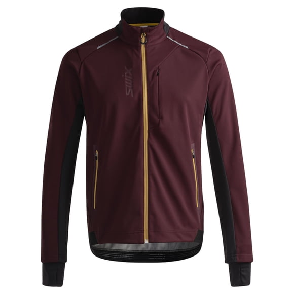 SWIX Men's Delda Light Weight Jacket, Color: Porto, Size: L (252671-90400L-L)