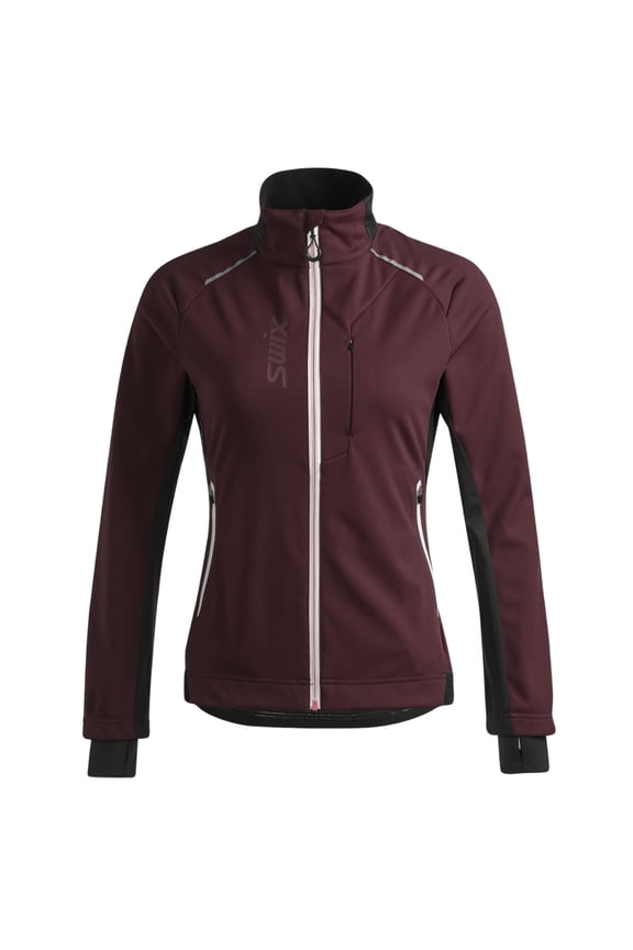 Women's Delda Light Weight Jacket, Color: Porto, Size: L (252670-90400L-L)