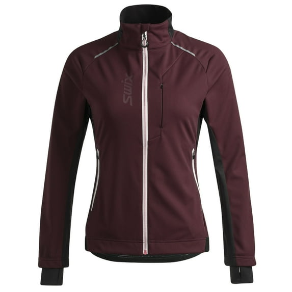 SWIX Women's Delda Light Weight Jacket, Color: Porto, Size: XL (252670-90400L-XL)