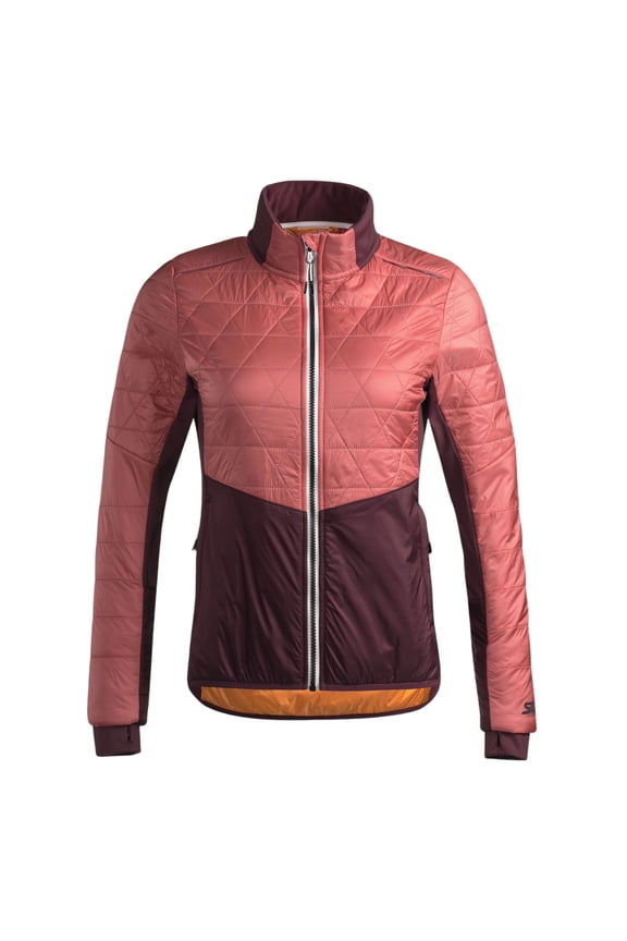 Women's Mayen Quilted Jacket, Color: Peach, Size: L