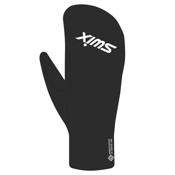 SWIX Women's Preformance Gore Mittens, Color: Jet Black, Size: 7 (14047-25-10120-7)