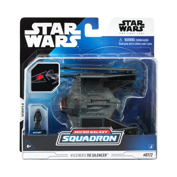 Star Wars Micro Galaxy Squadron TIE Silencer - 5 inch Vehicle with 1 inch Micro Figure Accessory