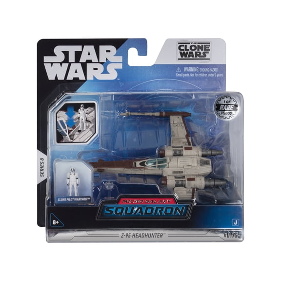 Star Wars Micro Galaxy Squadron Z-95 Headhunter - 5 inch Vehicle with Republic Deco and 1 inch Micro Figure Accessory