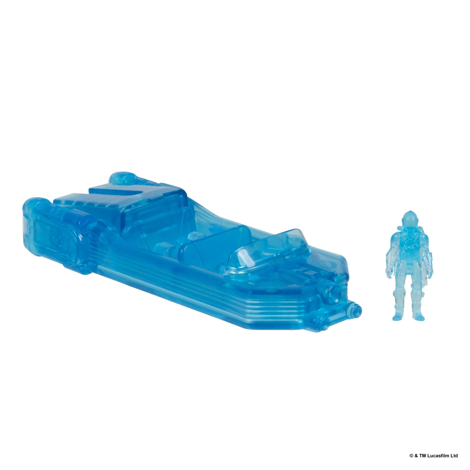 Star Wars™ Micro Galaxy Squadron Shakari Gangster Speeder (Hologram) - 3-inch Rare Edition Vehicle with 1-inch Micro Figure Accessory