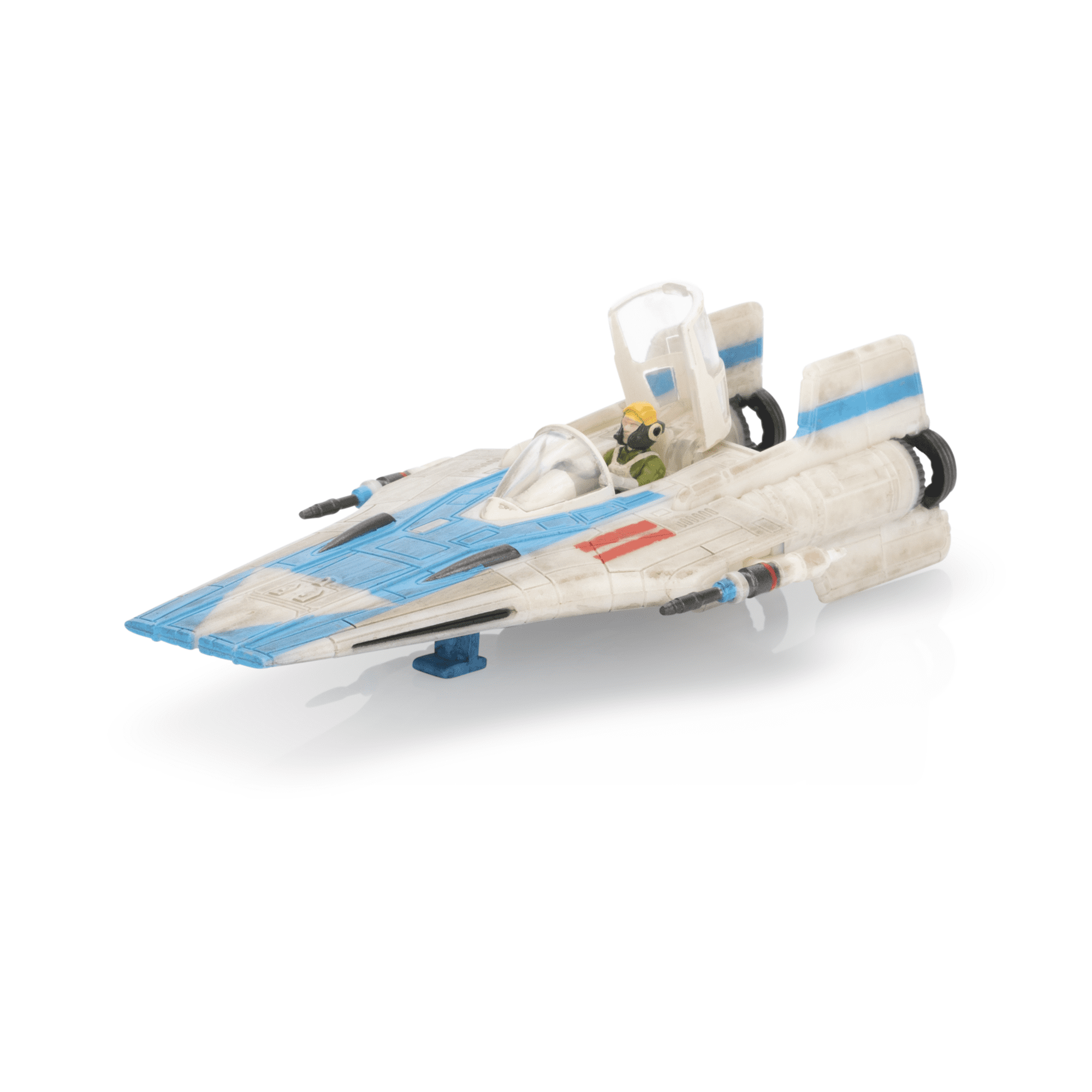 Star Wars Micro Galaxy Squadron Resistance A-wing- 3 inch Chase Edition Vehicle with 1 inch Micro Figure Accessory