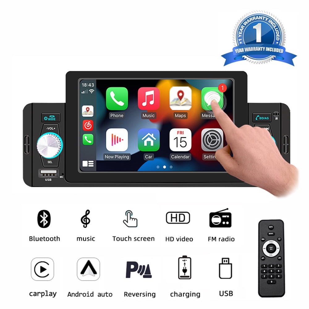 Bluetooth Autoradio mit CarPlay / Android Auto SWM 160C