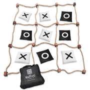 Swooc Games  - Giant Tic Tac Toe Game Outdoor All Weather | 3ft x 3ft | Instant Setup, No Assembly | Giant Outdoor Games for Adults and Family | Outside Toys | Large Lawn & Backyard Fun | Yard Game