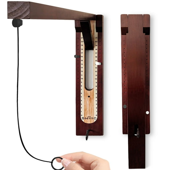 Hideaway Hook and Ring Game On A String - Weather Resistant & Easy Setup