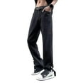 SWPZC Men's Jeans Comfort Stretch Denim Straight Leg Relaxed Fit Jeans ...