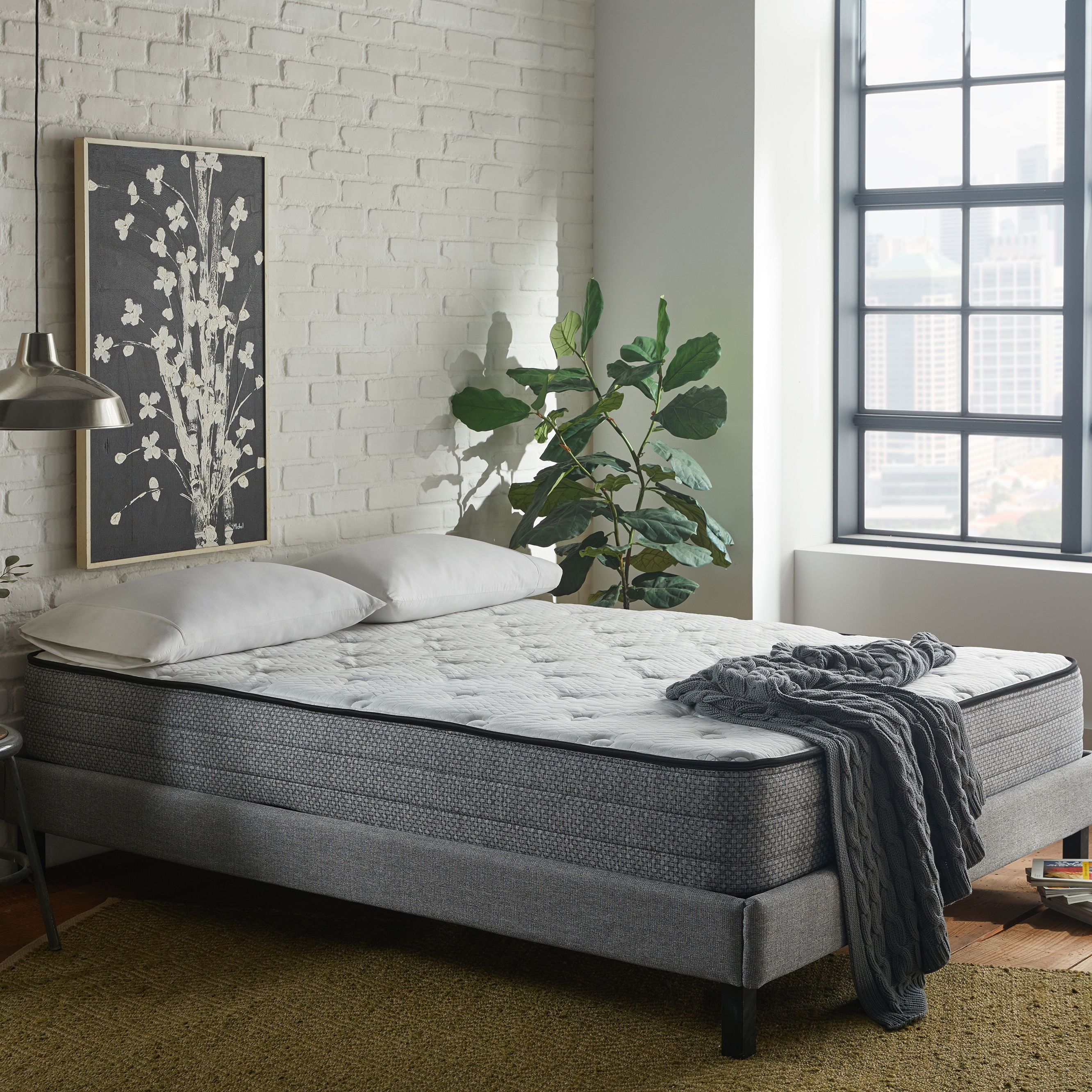 SWQQWEI 10" Full Mattress with Gel Memory Foam 884 Pocketed Coil,in A