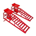 thumbnail image 1 of SWQQWEI Car Ramp Lift,2 Pack Hydraulic Car Ramps,11000LBS Automotive,Low Profile Oil Change Ramps with Support Jack, 1 of 9