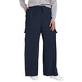 thumbnail image 1 of SWQZVT Plus Size Womens Pants Cargo Pants for Women Lightweight Drawstring Pants with Pockets Solid Color Soft Wide Leg Pants XL, 1 of 7