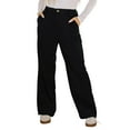 thumbnail image 1 of SWQZVT Womens Corduroy Pants Dressy Black Straight Leg Pants for Women Casual Fall Keep Warm Slacks with Pockets Woman Pant M, 1 of 7