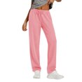 thumbnail image 1 of SWQZVT Womens Straight Leg Sweatpants Drawstring Sweat Pants with Pockets Elastic Waisted Lounge Casual Trousers, 1 of 7