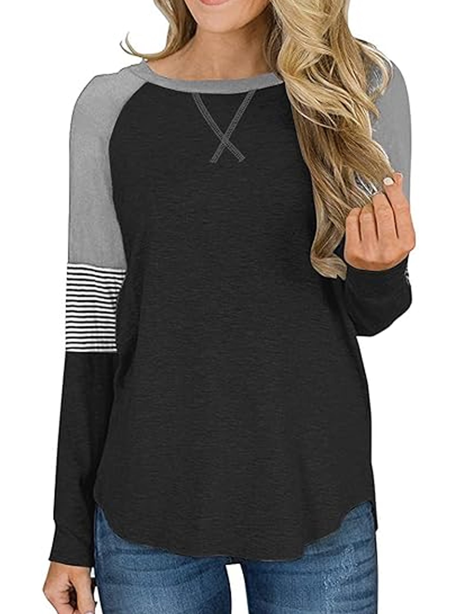 Fantaslook Color Block Sweatshirts For Women Crewneck Long Sleeve Tops Oversized Sweatshirt With Pockets B3701b37 7004 480a A02e 048e52965c25.259cb46ce38c06df96ac9bb6b316eb93 - View #9