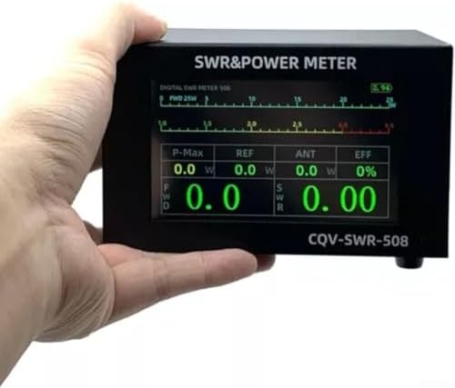 Wavemeter Device SWR Power Meter CQV-SWR-508 1.8-54Mhz 200W Digital Standing Wave Meter ...