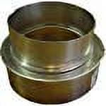 SWRED54 Galvanized 5'' x 4'' Single Wall Reducer/Increaser