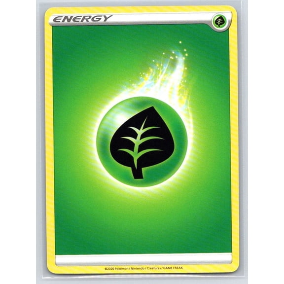 2020 SWSH01 Sword and Shield Base Set Grass Energy Common English Near Mint Trading Card