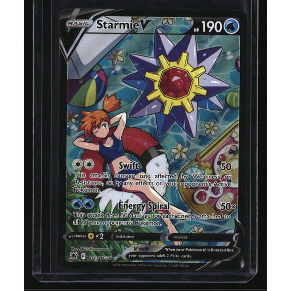 SWSH10 Astral Radiance Trainer Gallery Starmie V TG13/TG30 Near Mint Or Better