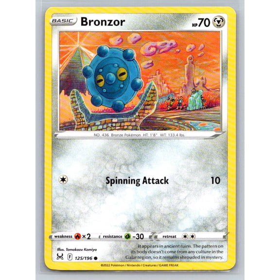 SWSH11: Lost Origin Bronzor Common #125/196