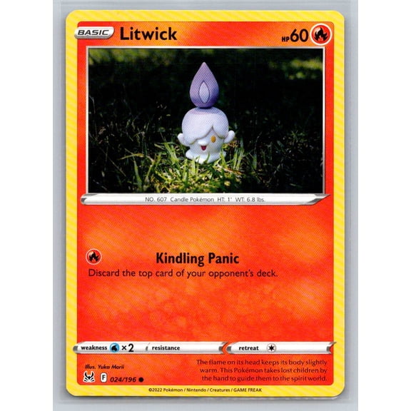 SWSH11: Lost Origin Litwick Common #024/196