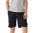 thumbnail image 1 of SWSMCLT Men's 100 Cotton Shorts Soft Pajama Shorts Drawstring Elastic Waist Stretch Lounge Shorts Summer Casual Sleeping Black Medium, 1 of 1