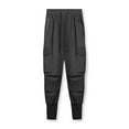 thumbnail image 1 of SWSMCLT Men's Athletic Jogging Harem Hiking Sweatpants Waterproof Pants Drawstring Jogger Casual Pants Black X-Large, 1 of 4