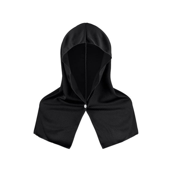 SWSMCLT Men's Breathable Hoodie Towel Camp Cool Fish Crochet Casual Soft Quick Dry Headscarf Head Scarf Head Wrap Black One Size