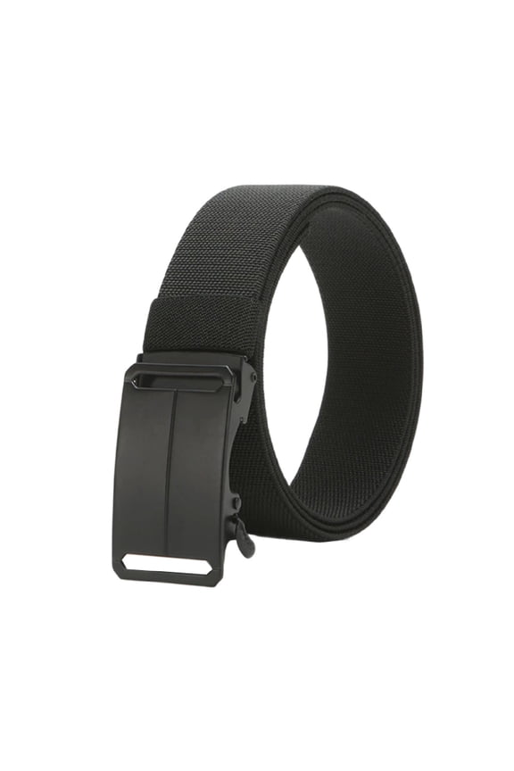 Men's Canvas Web Belt Fashion Braided Belt Casual Metal Summer Medium Basic Fabric Spring Fall Woven Raffia Black X-Small-Large