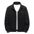 thumbnail image 1 of SWSMCLT Men's Casual Spring Cozy Regular Fit Fall Jackets Winter Jacket Fashion Fitted Pocket Outerwear Black 46, 1 of 1