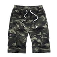 thumbnail image 1 of SWSMCLT Men's Cotton Bermuda Shorts Pocket Summer Work Utility Pants Cargo Shorts Mid Rise Soft Loose Fit Comfy Camo 42, 1 of 1