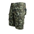 thumbnail image 1 of SWSMCLT Men's Cotton Cargo Shorts Summer Travel Casual Shorts Lightweight Bermuda Shorts Slim Fit Pocket Hiking Army Green 40, 1 of 4