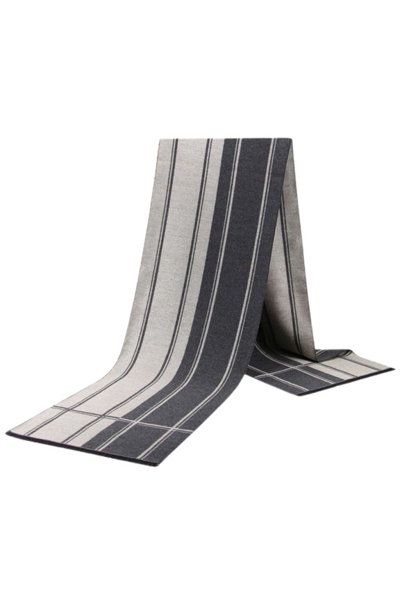 Men's Fashion Scarves Warm Scarf Classic Spring Regular Fit Thick Fringe Fall Soft Winter Muffler Style1 One Size