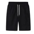 thumbnail image 1 of SWSMCLT Men's Gym Sports Shorts Mid Rise Bermuda Shorts Casual Shorts Drawstring Summer Pocket Comfy Loose Fit Black Small, 1 of 1