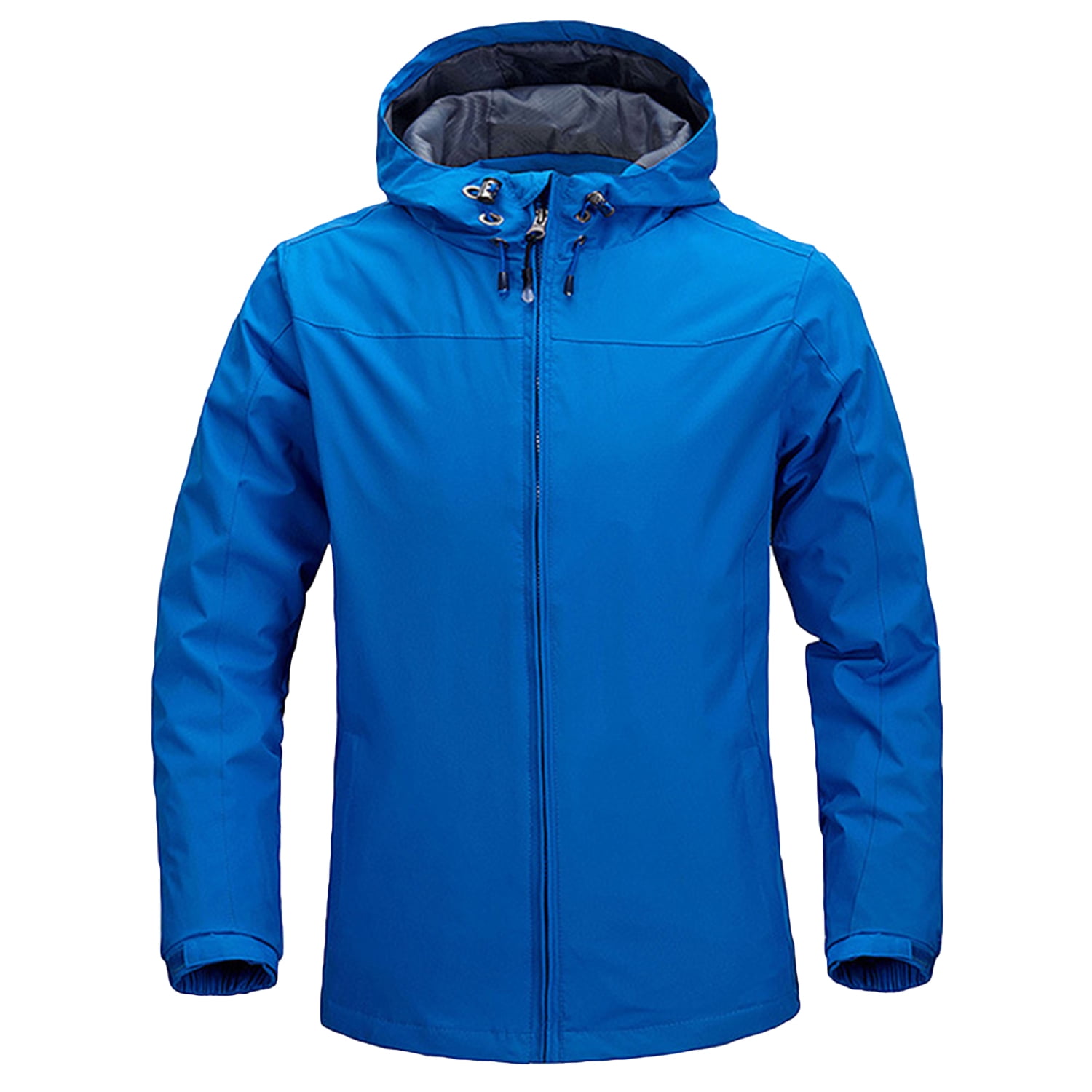 SWSMCLT Men's Jackets Full Zip Hooded Outdoor Rain Jacket Windbreaker Lightweight Waterproof Fall Wind Track Windproof Techwear Active Blue Medium SWSMCLT Men's Jackets Full Zip Hooded Outdoor Rain Jacket Windbreaker Lightweight Waterproof Fall Wind Track Windproof Techwear Active Blue Medium