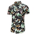thumbnail image 1 of SWSMCLT Men's Short Sleeve Summer Vintage Aloha Hawaiian Shirt Cotton Top Button Up Shirt Thin Button Down Shirt Style1 Small, 1 of 1